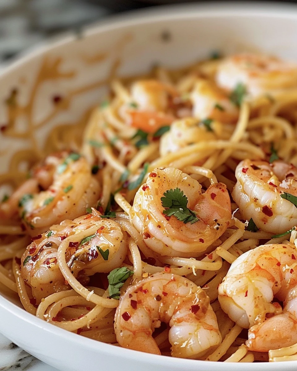 Irresistible Bang Bang Shrimp Pasta Recipe finished dish