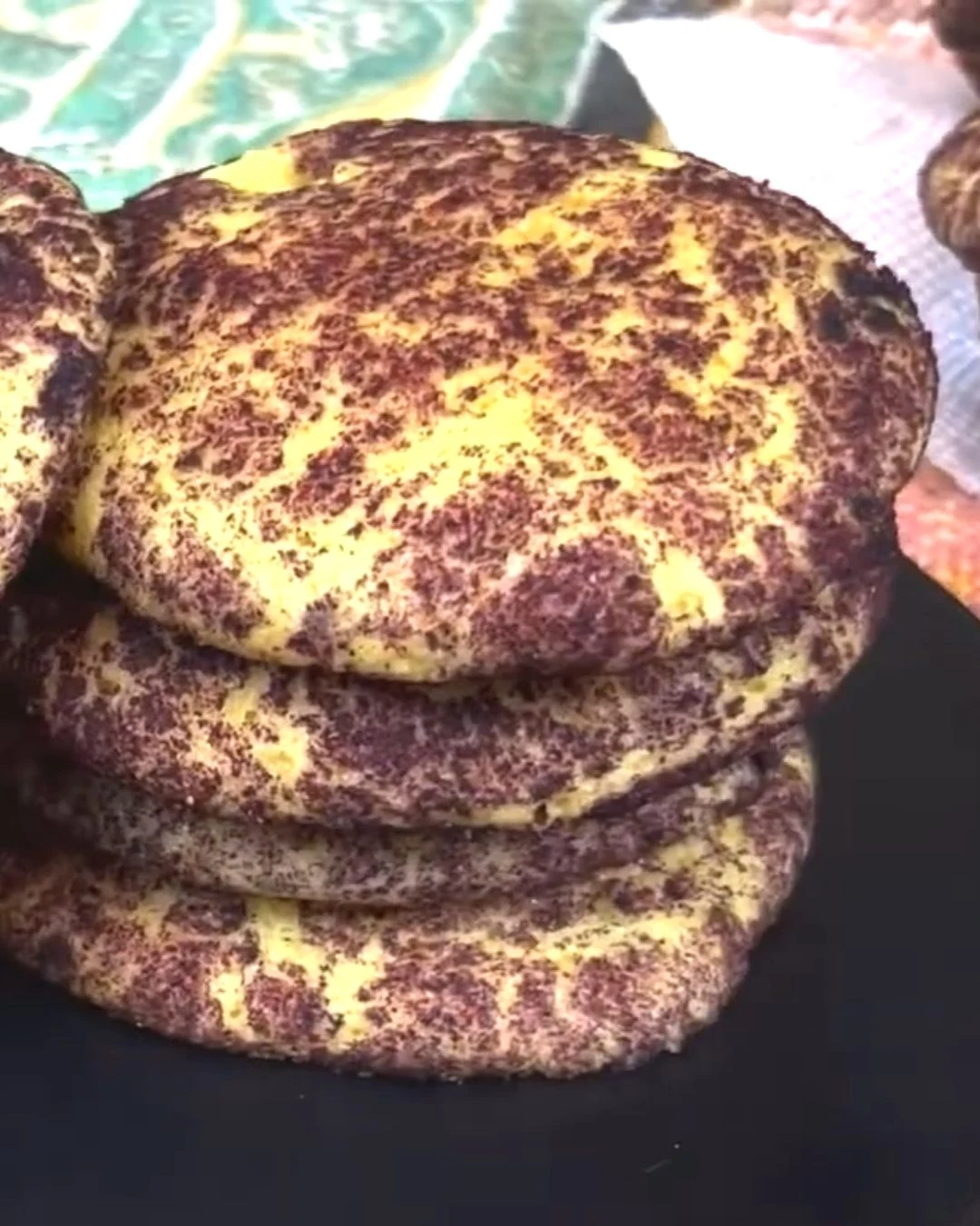 Irresistible Blueberry Crinkle Cookies Recipe finished dish