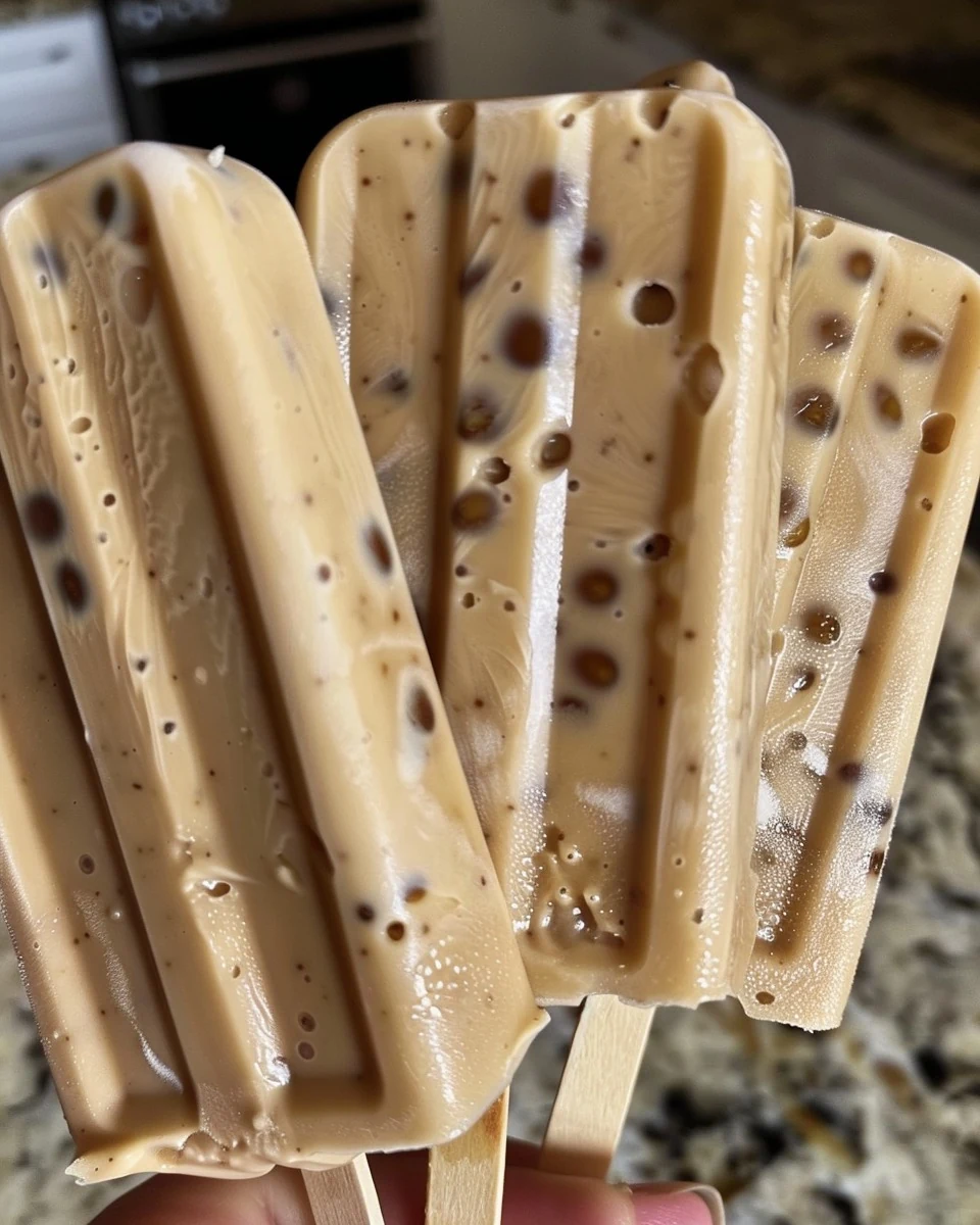 Irresistible Brown Sugar Boba Ice Cream Pops Recipe finished dish