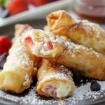 Irresistible Cheesecake Egg Rolls Recipe finished dish