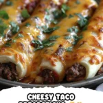 Irresistible Cheesy Taco Breadsticks Recipe finished dish