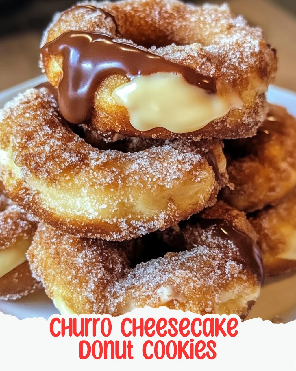 Irresistible Churro Cheesecake Donut Cookies Recipe