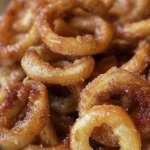 Irresistible Crispy Apple Cinnamon Curly Fries Recipe finished dish