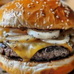 Irresistible French Onion Soup Burgers You Must Try finished dish