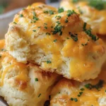 Irresistible Garlic Cheddar Biscuits Garlic Cheese Bombs Recipe finished dish