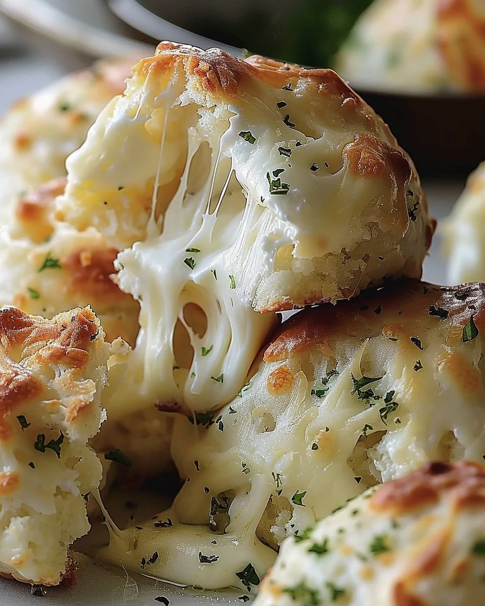 Irresistible Gooey Mozzarella Biscuit Bombs Recipe finished dish