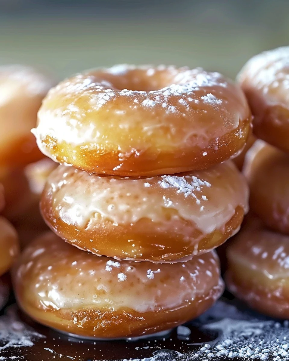 Irresistible Homemade Krispy Kremes Recipe finished dish