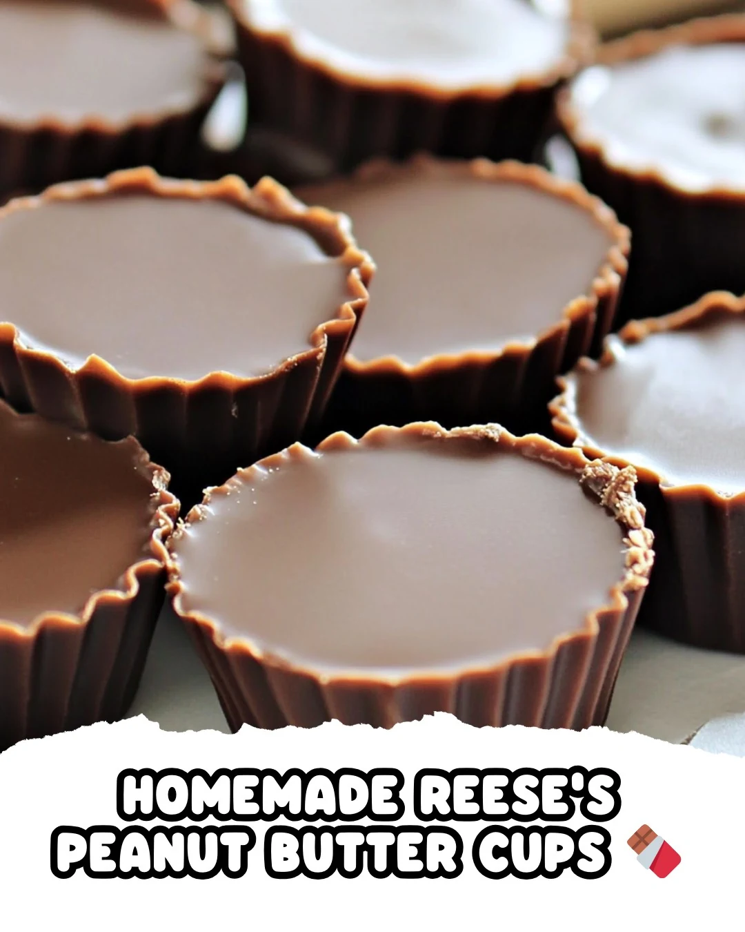 Irresistible Homemade Reese's Peanut Butter Cups Recipe finished dish