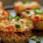 Irresistible Jalapeno Popper Hash Brown Cups Recipe finished dish