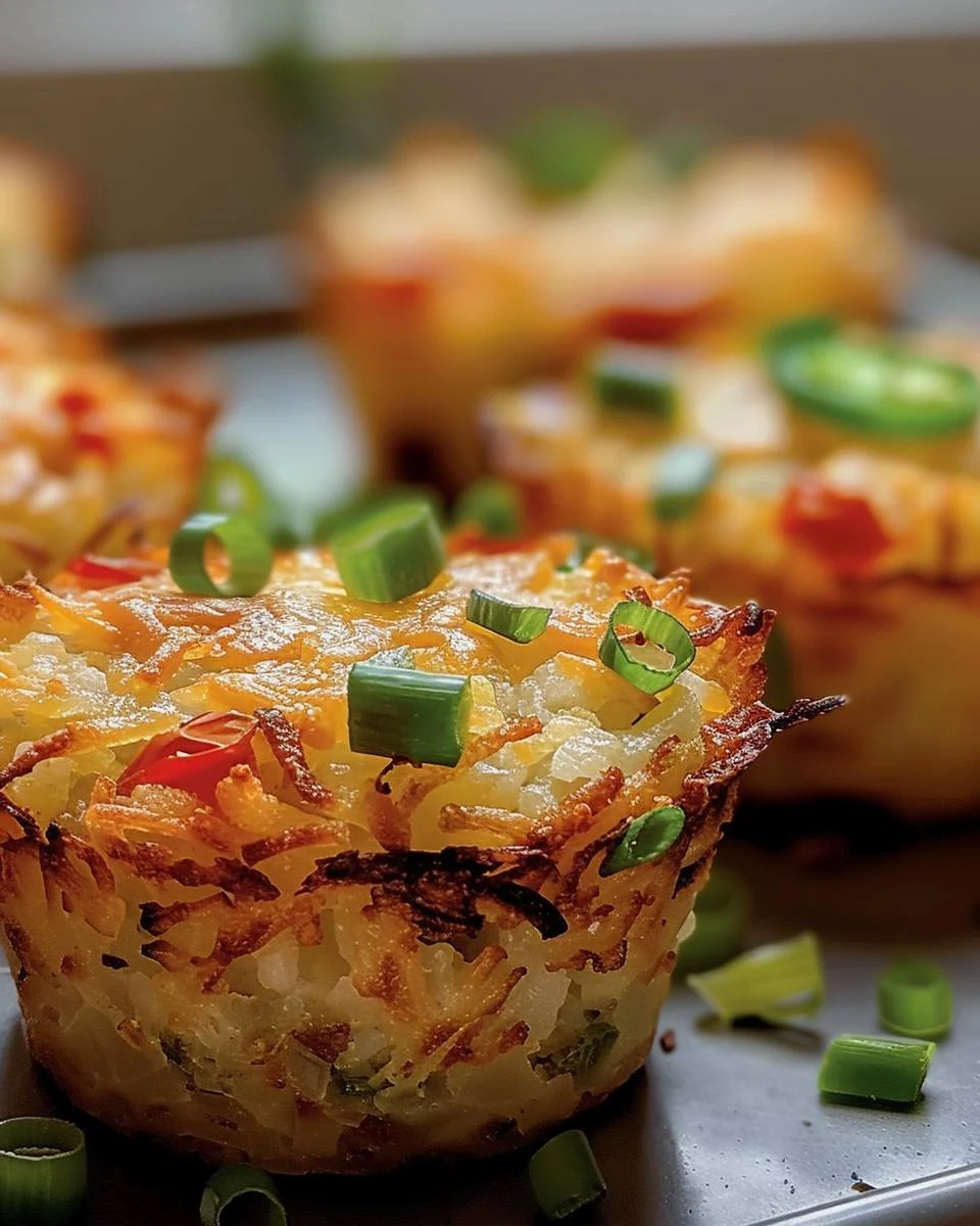 Irresistible Jalapeno Popper Hash Brown Cups Recipe finished dish