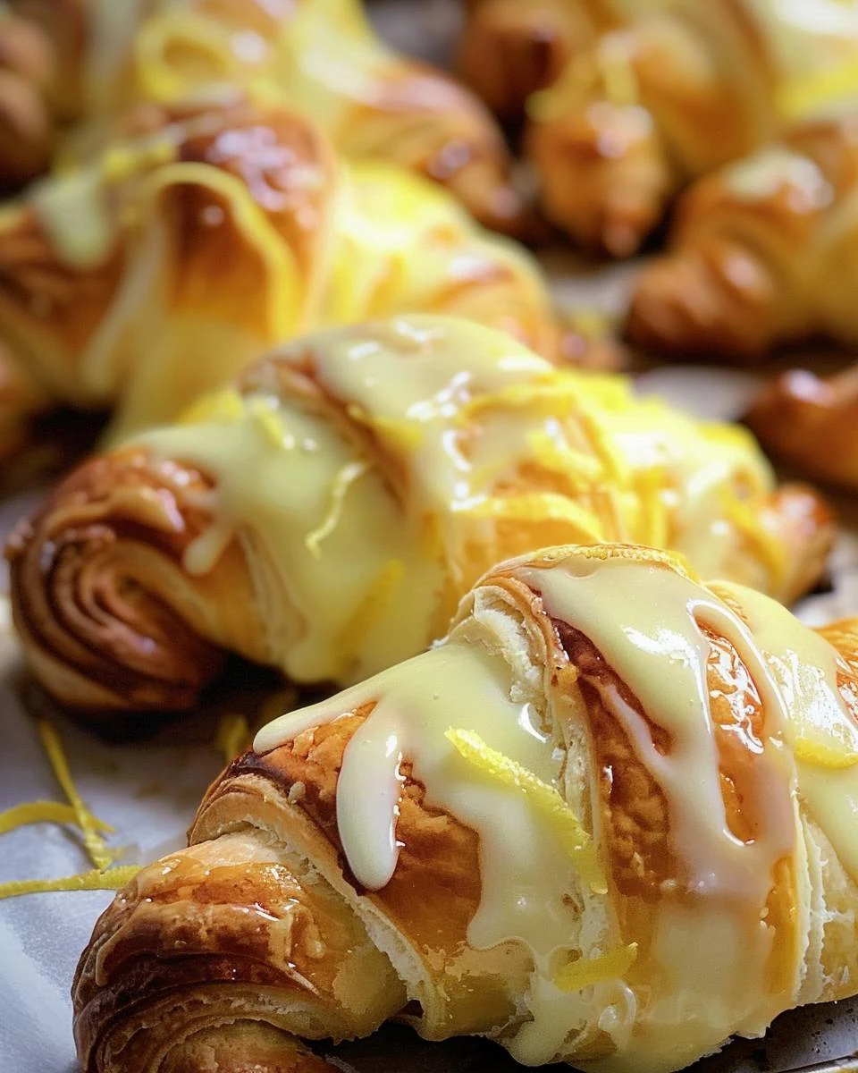 Irresistible Lemon Cheesecake Crescent Rolls Recipe finished dish