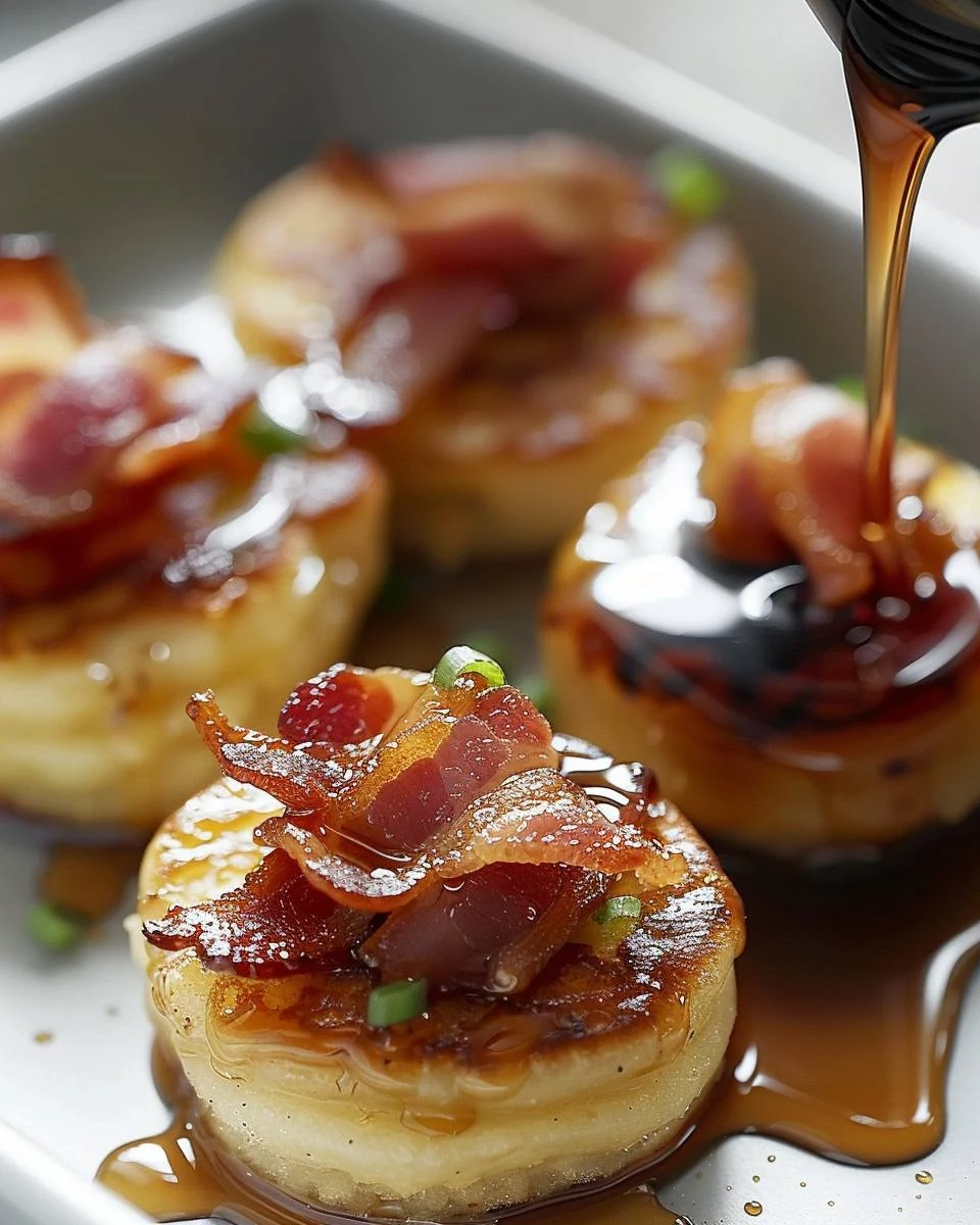 Irresistible Maple Bacon Pancake Bites Recipe finished dish