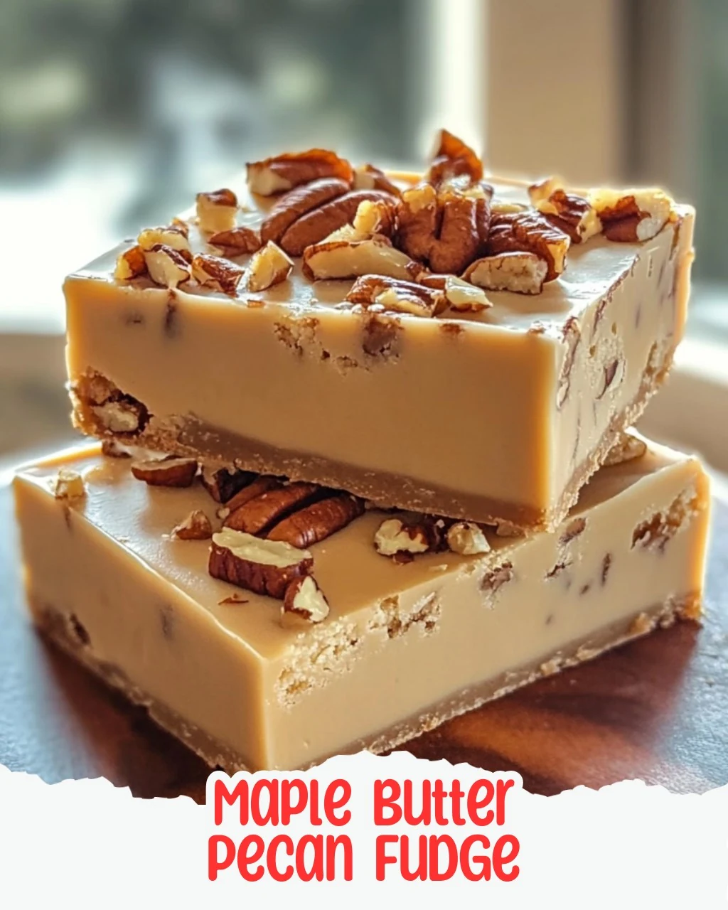 Maple Butter Pecan Fudge