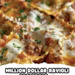 Irresistible Million Dollar Ravioli Casserole Recipe finished dish