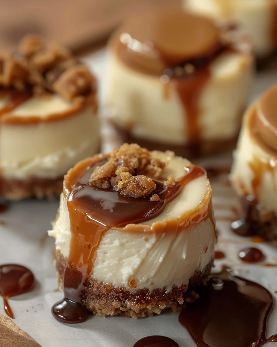Irresistible Mini Caramel Cheesecakes Recipe finished dish