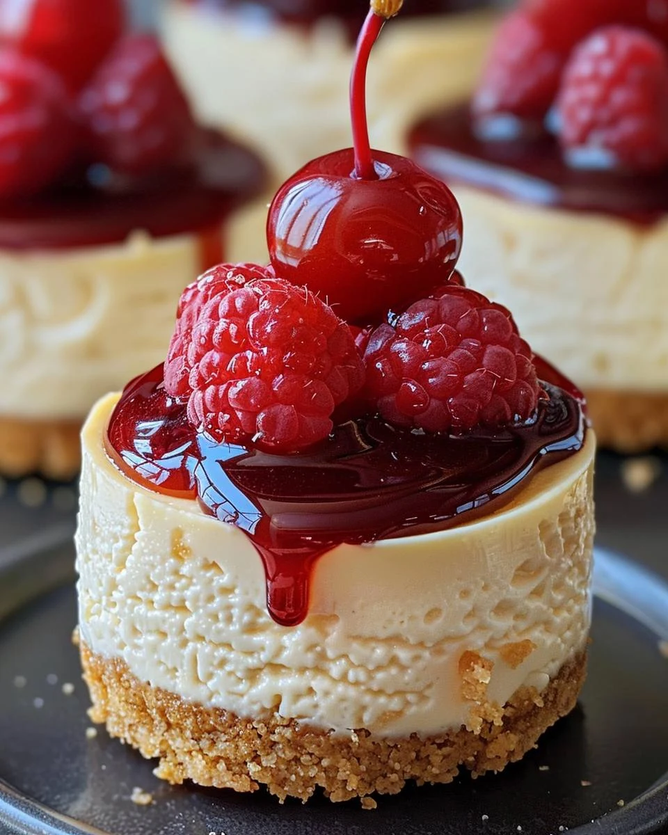 Irresistible Mini Cheesecakes Recipe finished dish