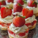 Irresistible Mini Strawberry Cheesecakes Recipe finished dish