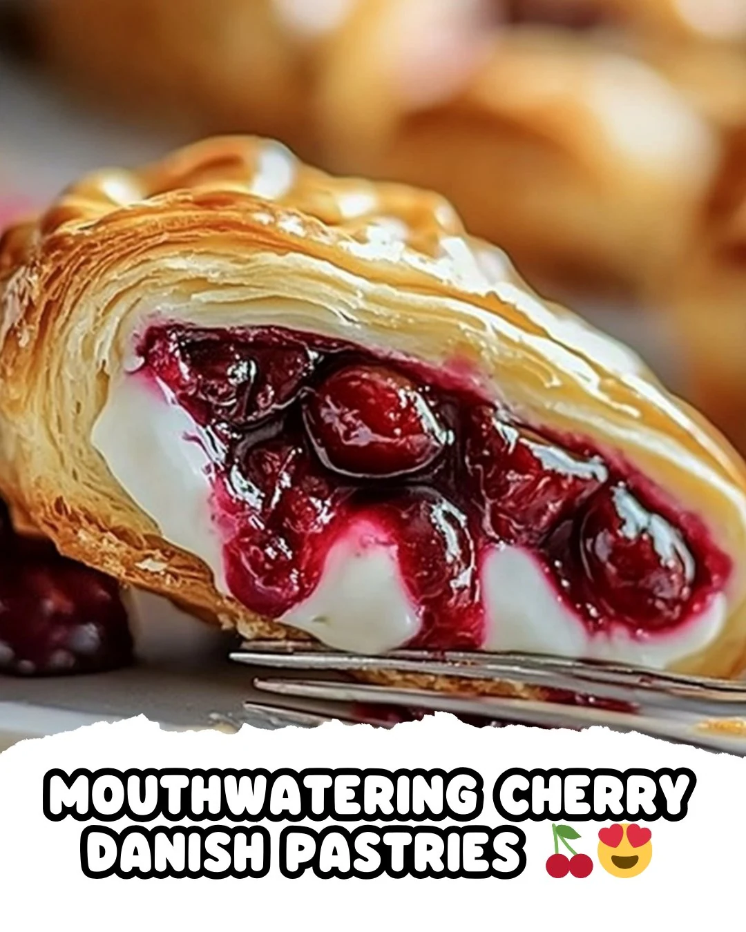 Mouthwatering Cherry Danish Pastries