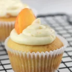 Irresistible Peach Bellini Cupcakes Recipe finished dish