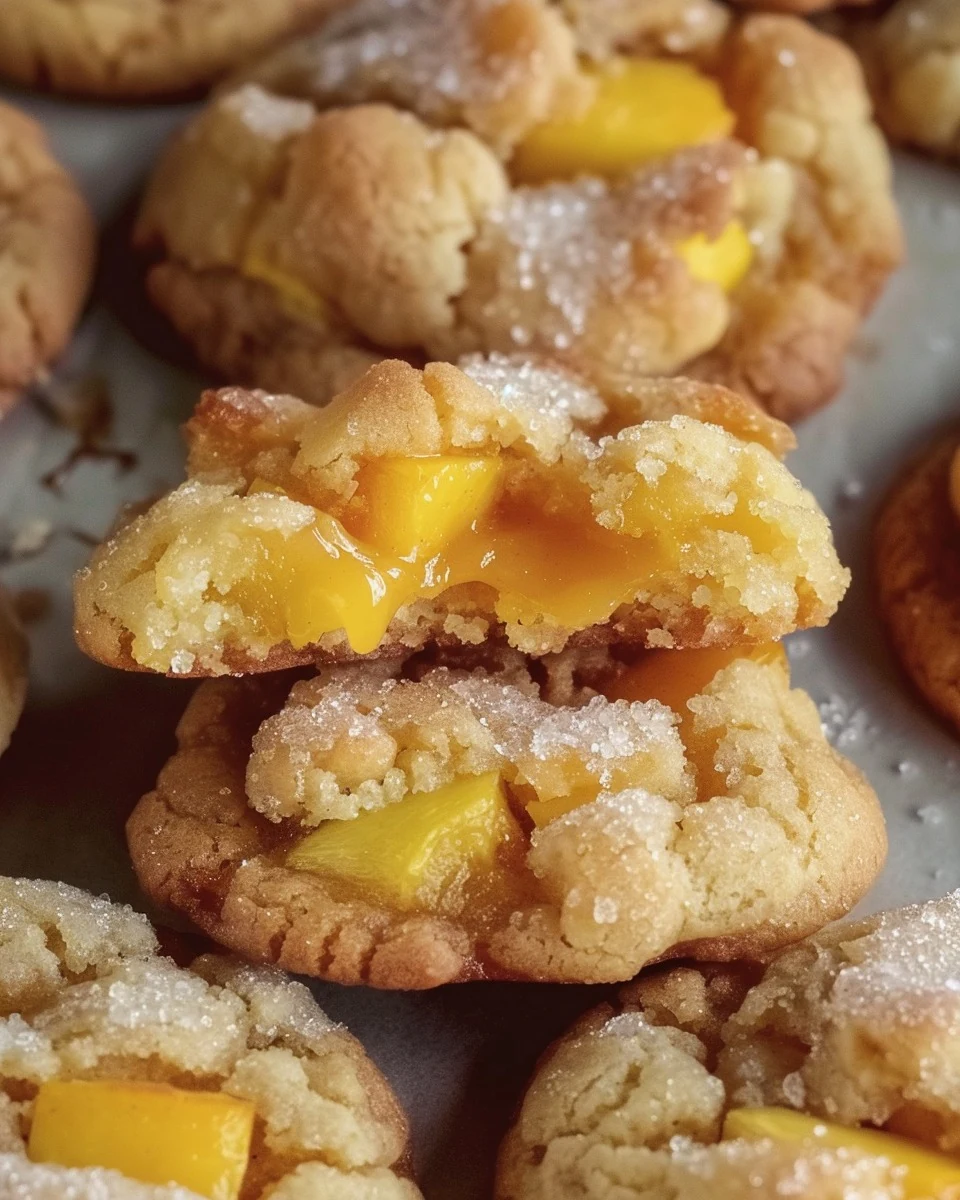 Irresistible Peach Cobbler Cookies Recipe for Summer finished dish