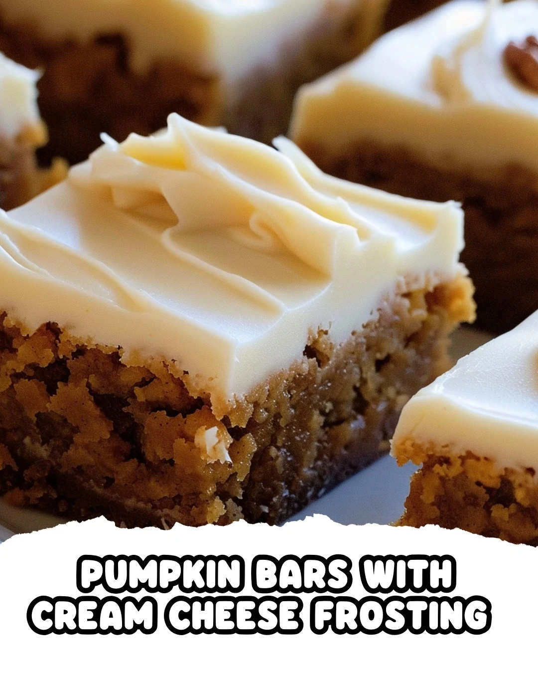 Irresistible Pumpkin Bars with Cream Cheese Frosting Recipe