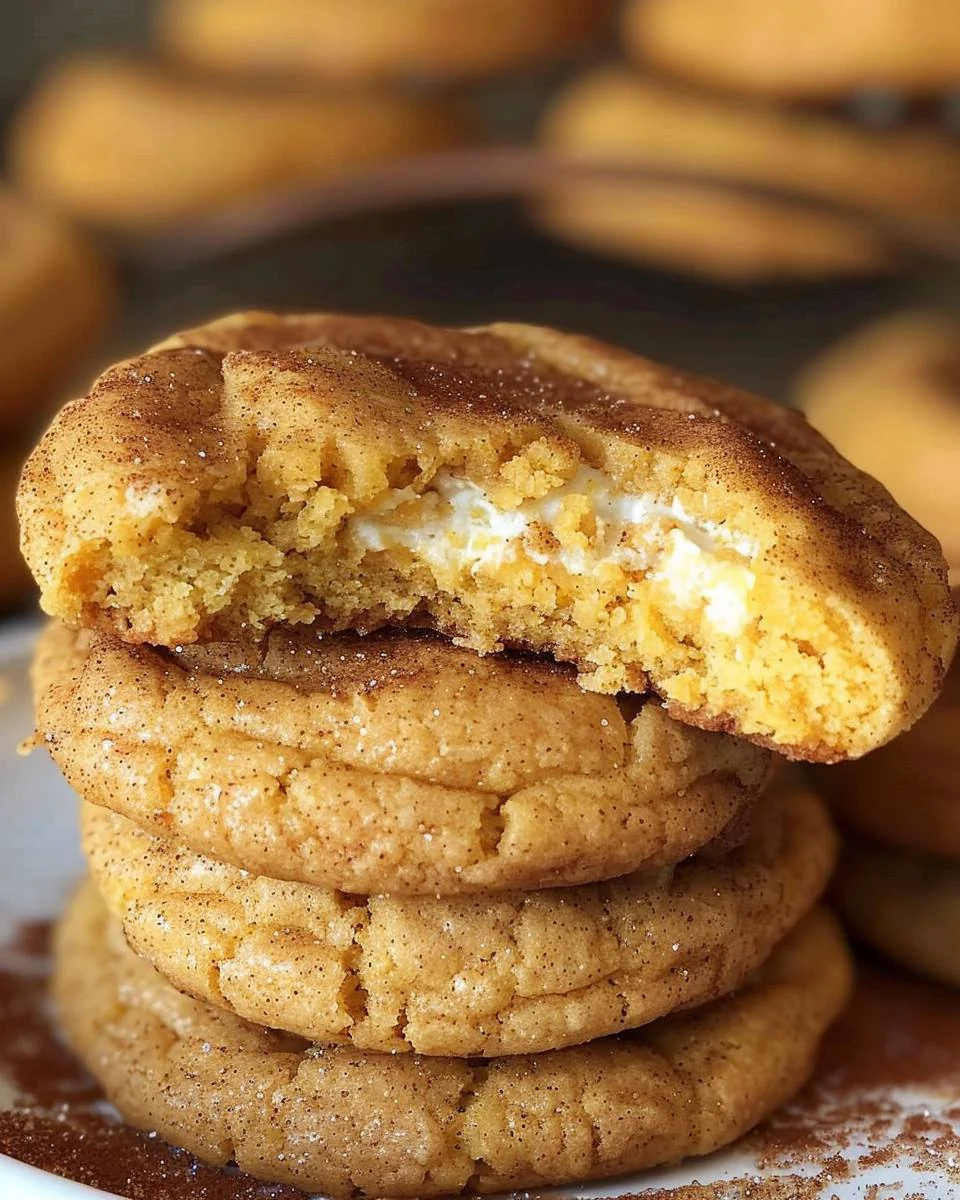 Irresistible Pumpkin Cheesecake Snickerdoodles Recipe finished dish