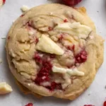 Irresistible Raspberry White Chocolate Cookies Recipe finished dish