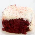 Irresistible Red Velvet Dream Poke Cake Recipe finished dish