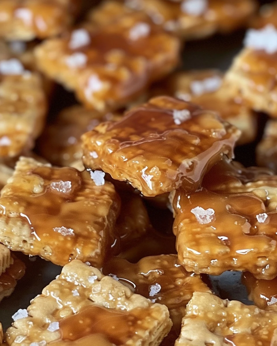 Irresistible Salted Caramel Cracker Bites Recipe finished dish