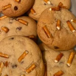 Irresistible Sea Salt Butterscotch Pretzel Cookies Recipe finished dish