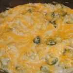 Irresistible Slow Cooker Cheesy Chicken Broccoli Casserole finished dish