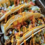 Irresistible Smashed Cheeseburger Tacos Recipe finished dish