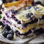 Irresistible White Chocolate Blueberry Lasagna Recipe finished dish