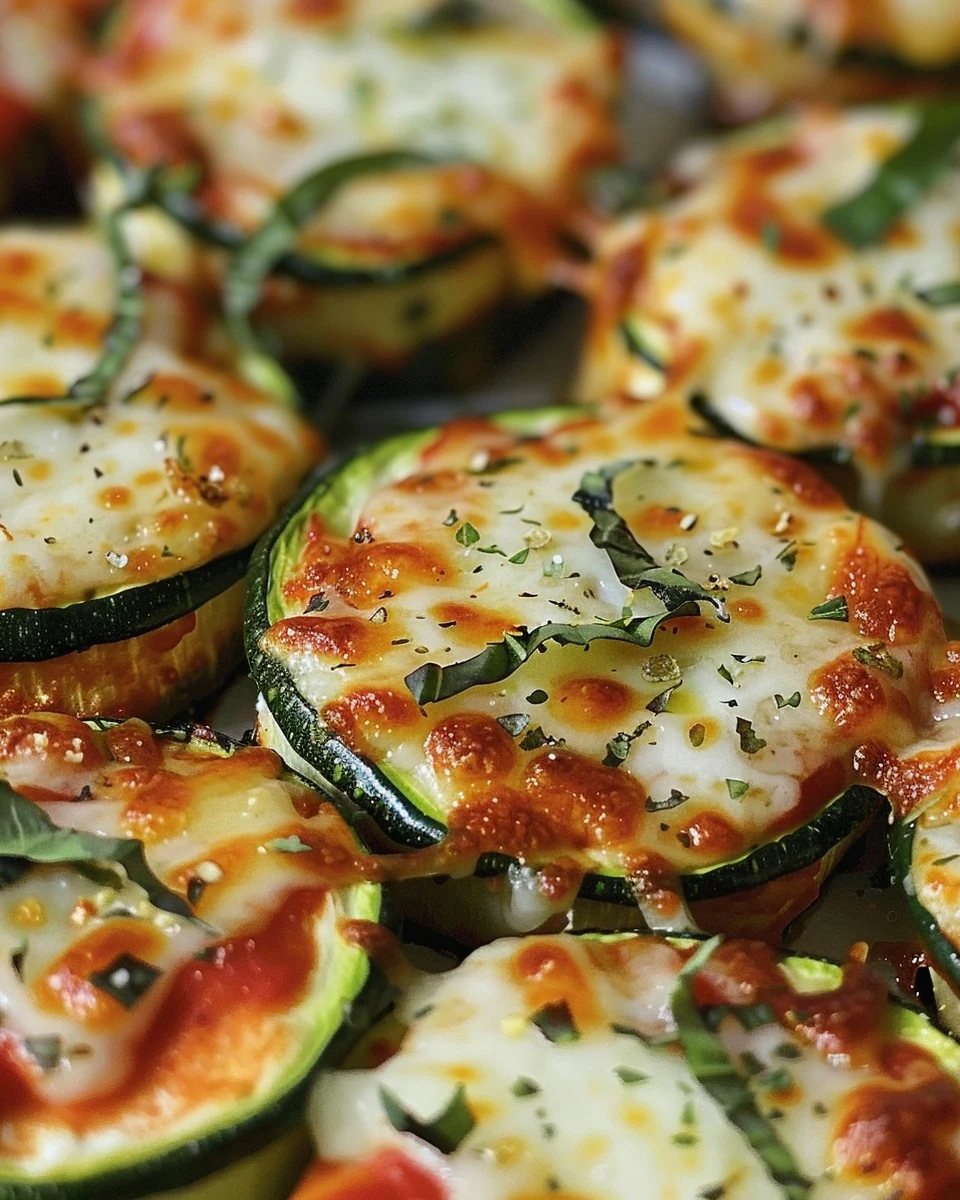 Irresistible Zucchini Pizza Bites Recipe finished dish