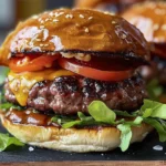 Juicy Air-Fryer Smash Burgers in Minutes finished dish