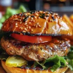 Juicy Turkey Burger Recipe for Healthier Eating finished dish