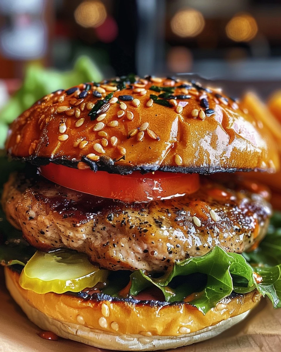 Juicy Turkey Burger Recipe for Healthier Eating finished dish