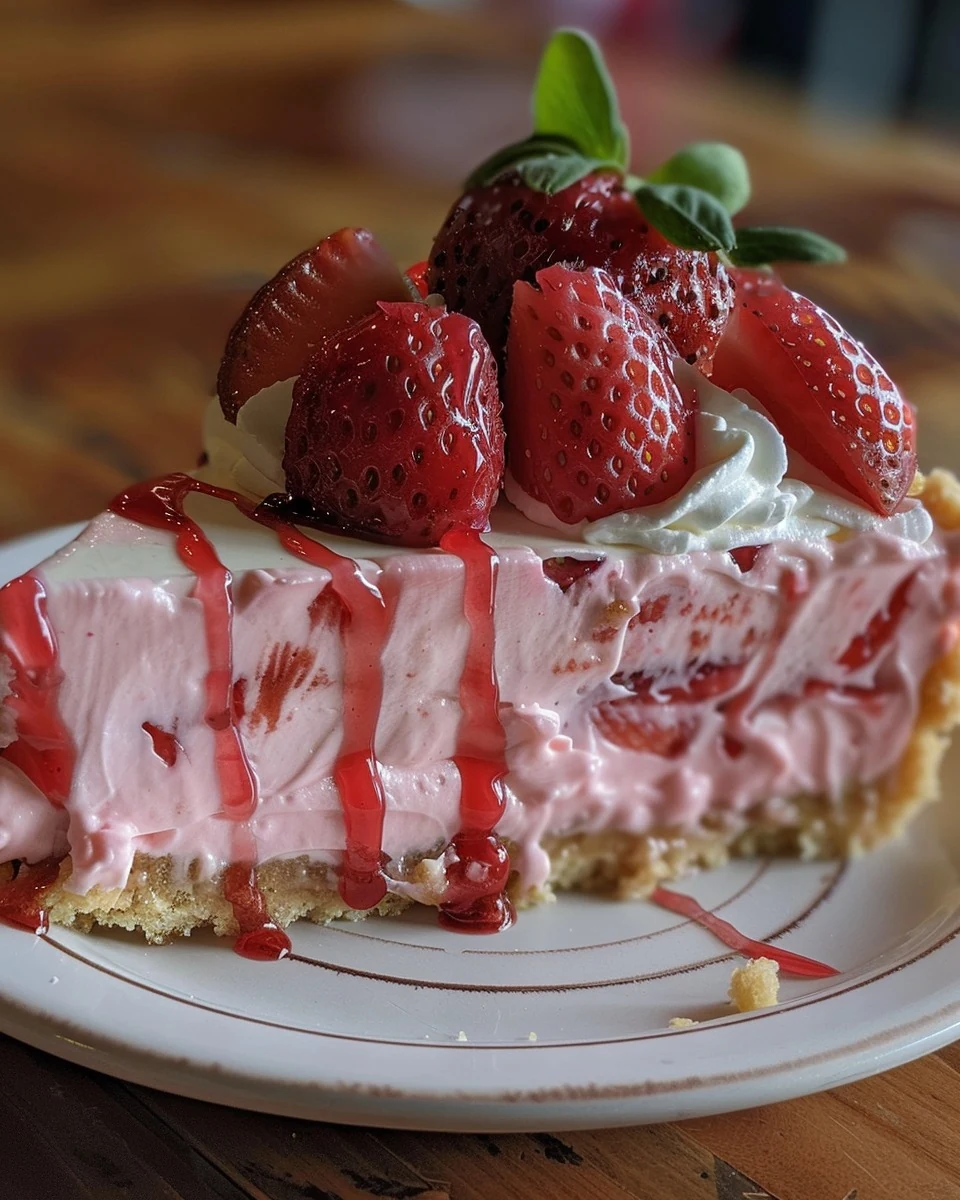 Luscious Strawberry Dream Cheesecake: A Slice of Heaven