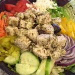 Mediterranean Delight Tzatziki Chicken Salad Recipe finished dish