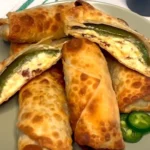 Mini Jalapeno Popper Egg Rolls - A Delicious Snack finished dish