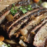 Nach Waxman's Brisket of Beef Recipe Made Easy finished dish