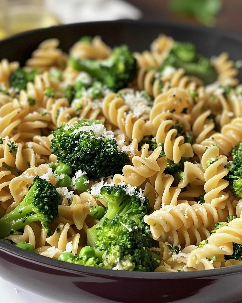 Pasta with Broccoli and Parmesan: A Quick Delight finished dish