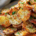 Perfect CRISPY CRUNCHY PARMESAN POTATOES Recipe finished dish