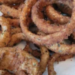 Perfect Crispy Homemade Onion Rings Recipe finished dish