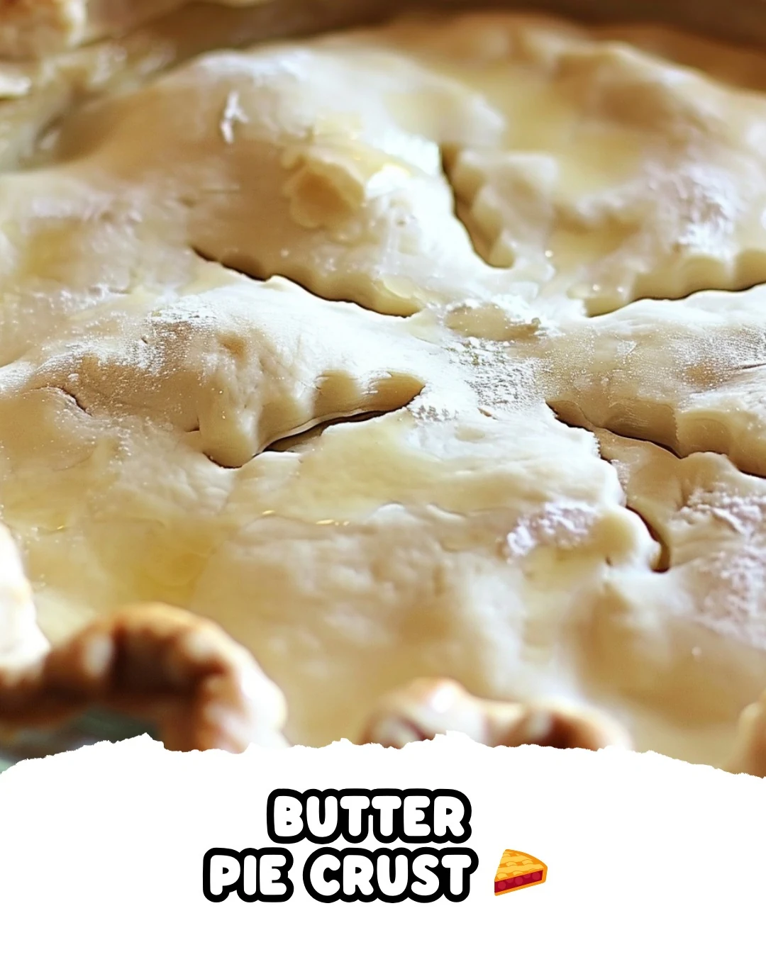 Perfect Homemade All Butter Pie Crust Recipe finished dish