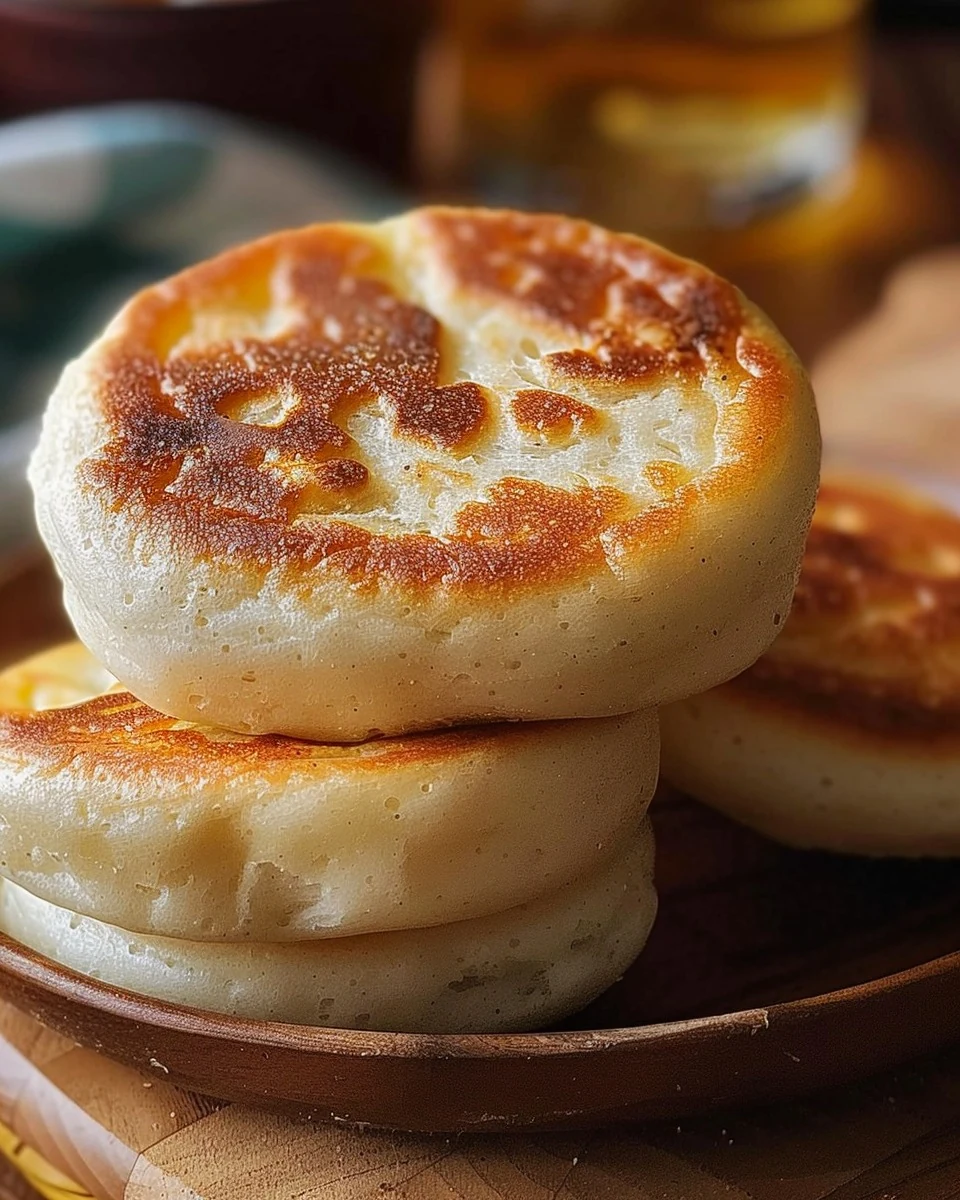 Perfect Homemade English Muffins Recipe finished dish
