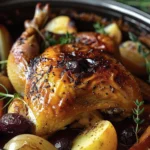 Perfect Slow Cooker Sunday Roast Chicken Recipe finished dish