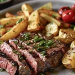 Perfect Steak Chips for One: A Solo Gourmet Experience finished dish