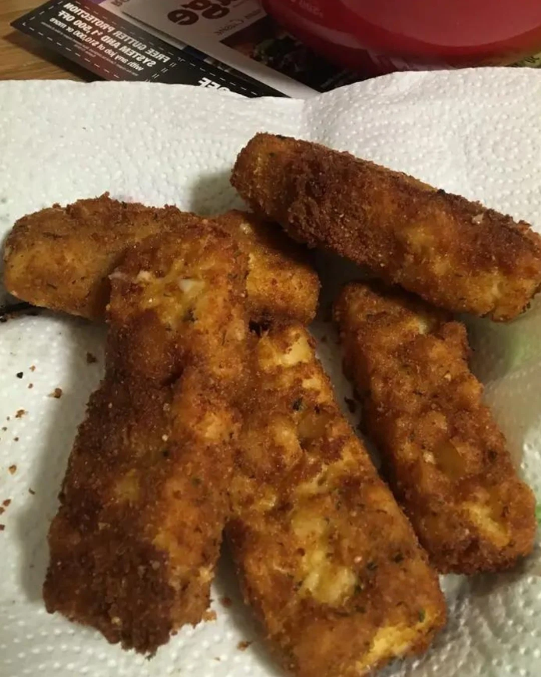 Perfectly Crispy Homemade Cheese Sticks Recipe finished dish