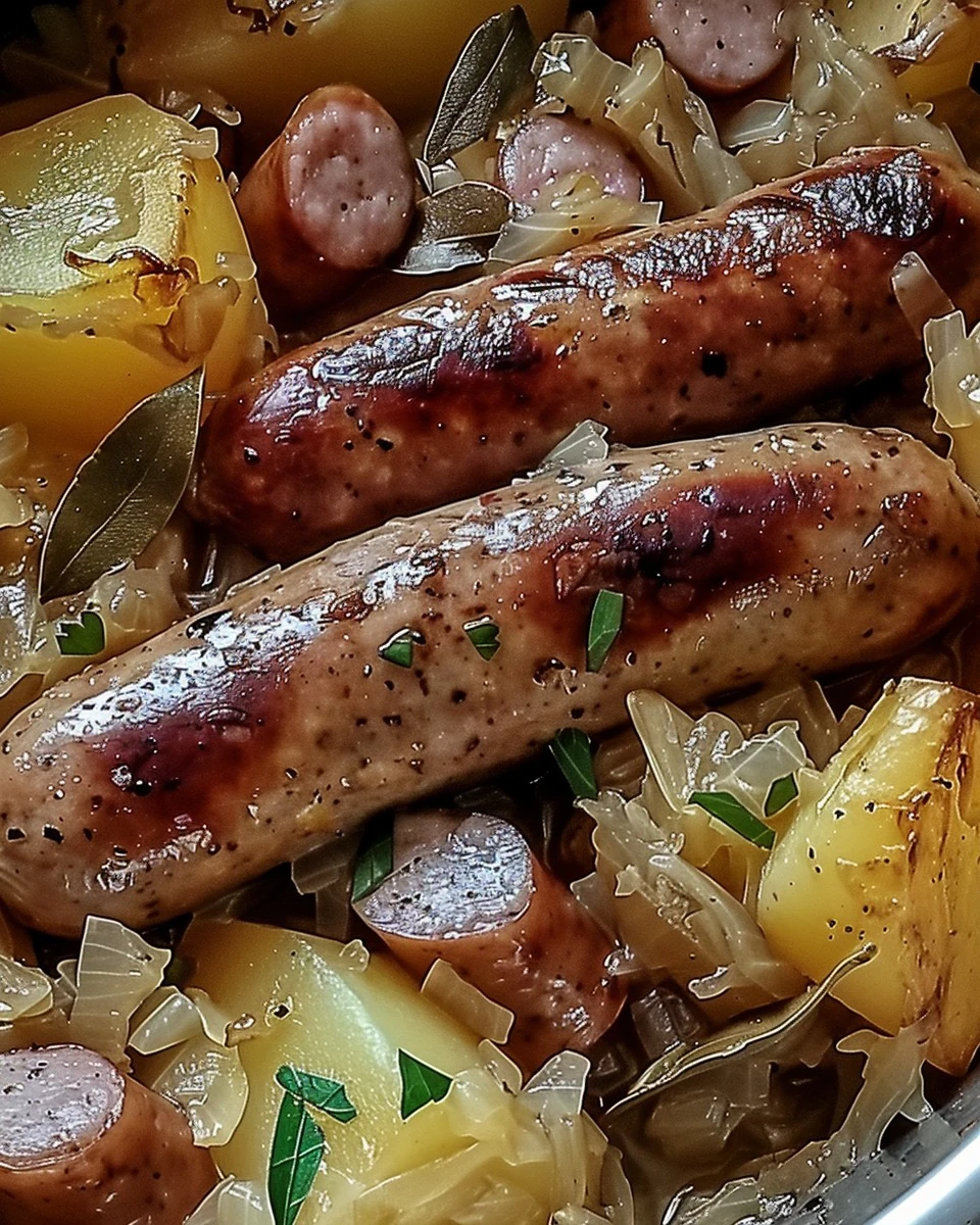 Polish Sausage Sauerkraut and Potatoes: Hearty Recipe